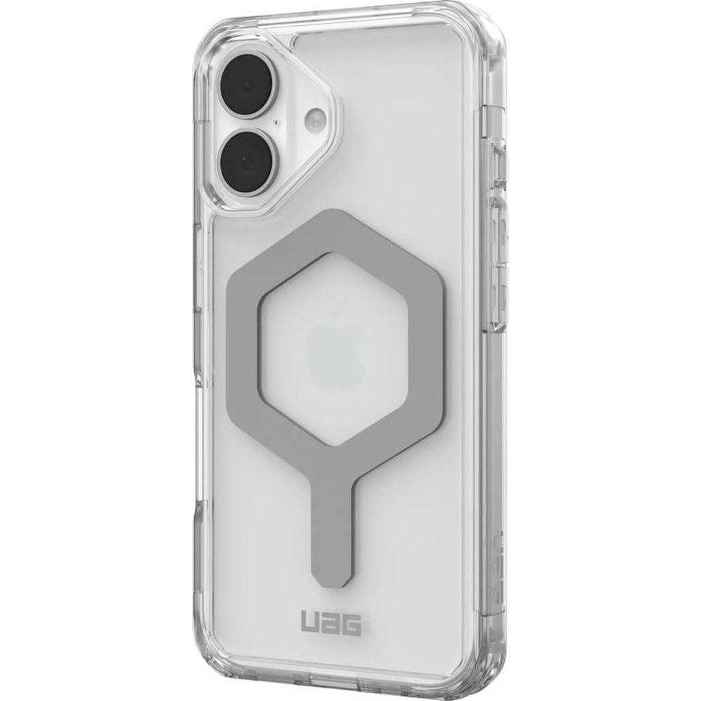 Etui pancerne Urban Armor Gear Plyo MagSafe do Apple iPhone 16, przezroczysto-białe